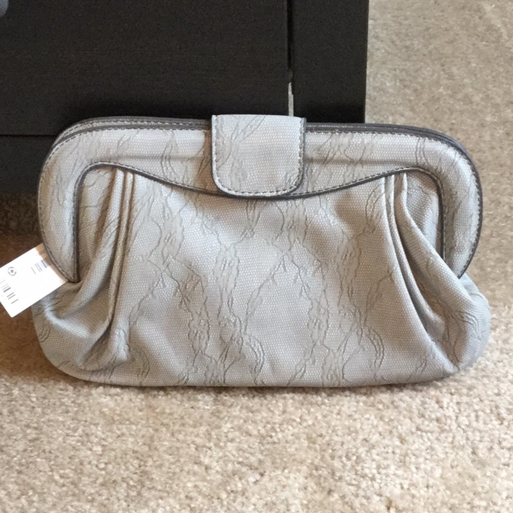 Gray Clutch. BNWT